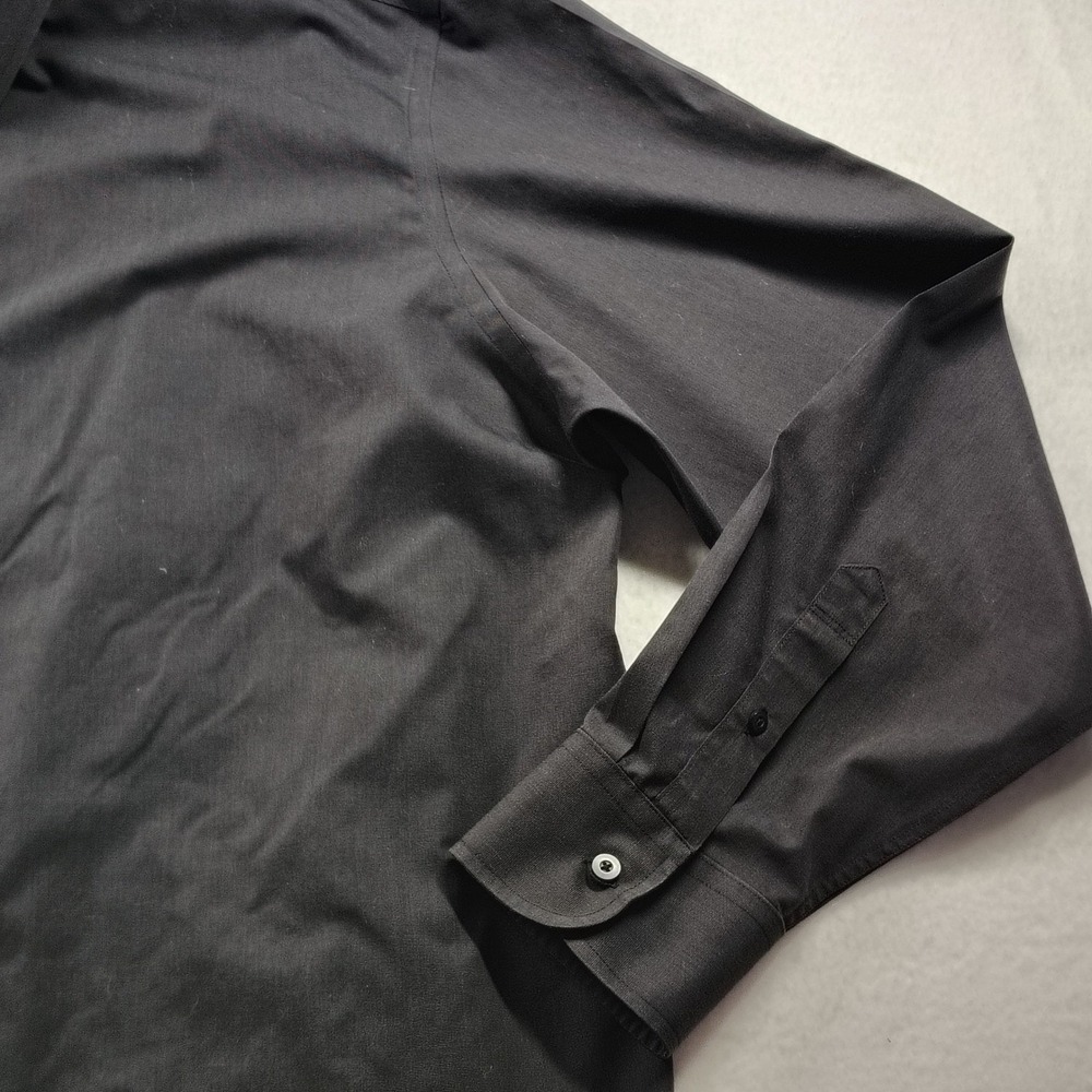 UNTUCKit‎ Black Stone WF Button Down Shirt Mens XXXL Black 100% Cotton 31360 - Picture 5 of 14